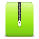 Zipped Lime Icon 128x128 png